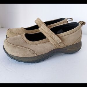 🖤 L.L. Bean Shoes Velcro Sneakers Wide Width Womens 6 Leather